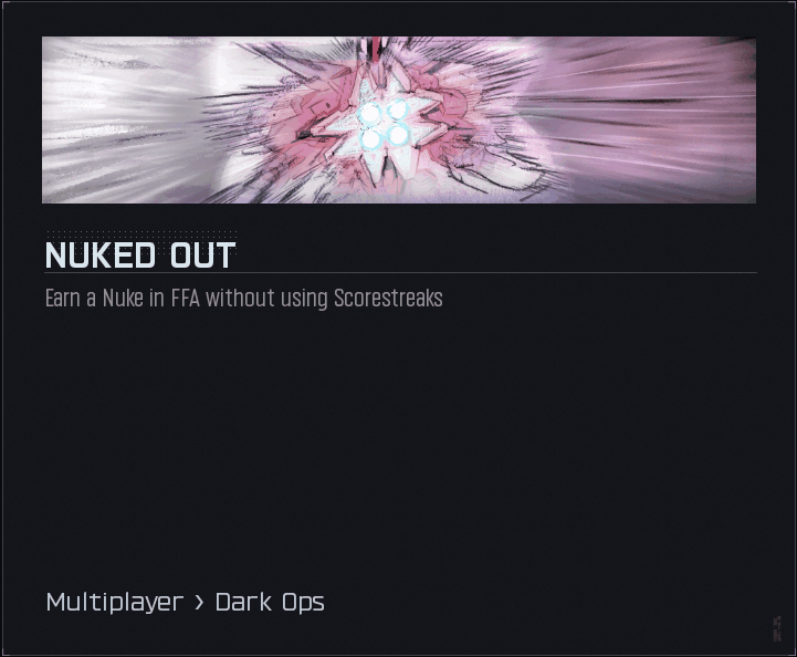 MW4 FFA Nuke calling card unlock preview